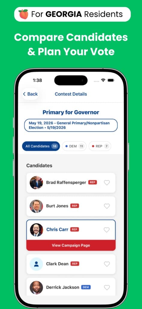 Compare Candidates & Plan Your Vote
